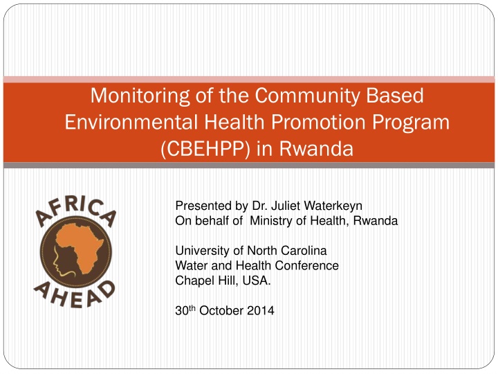 monitoring of the community based environmental