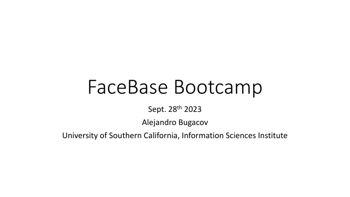 facebase bootcamp