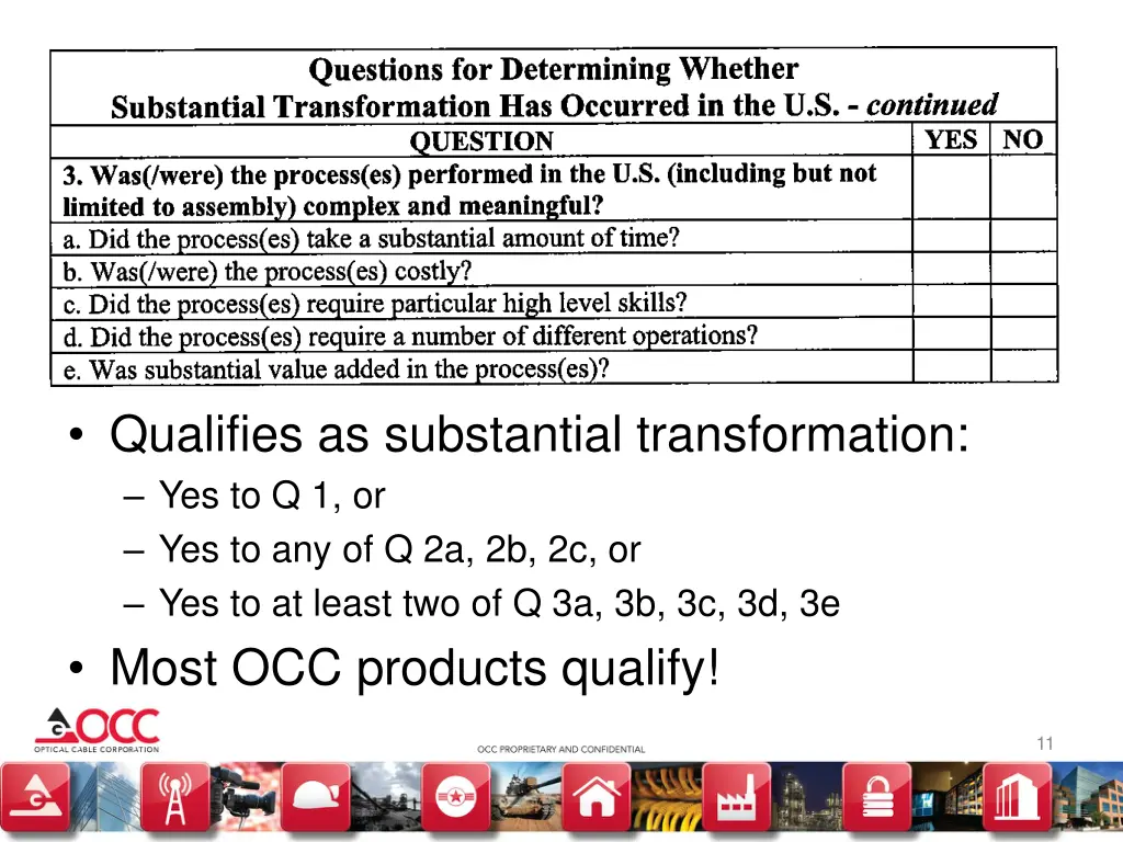 qualifies as substantial transformation