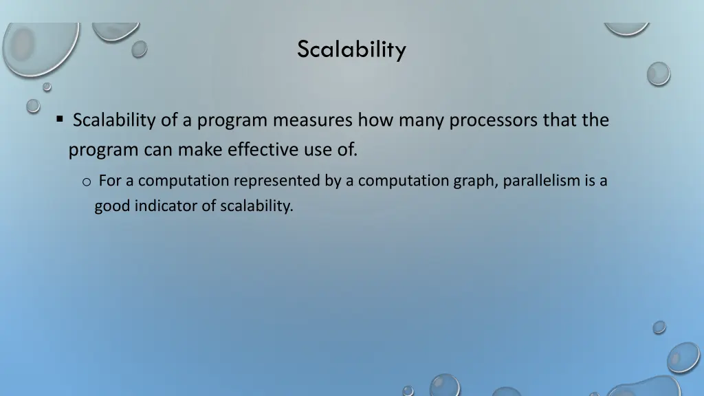 scalability