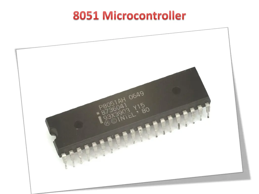 8051 microcontroller