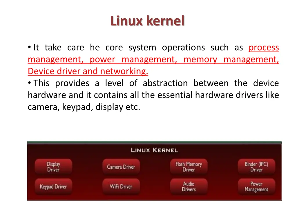 linux kernel
