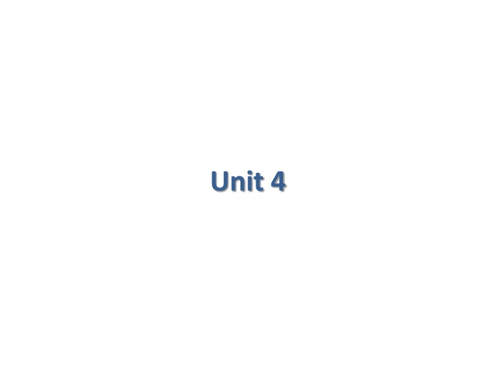unit 4