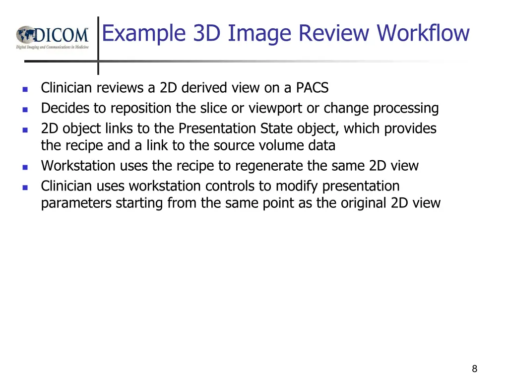 example 3d image review workflow