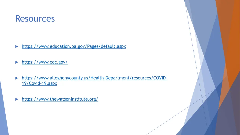 resources