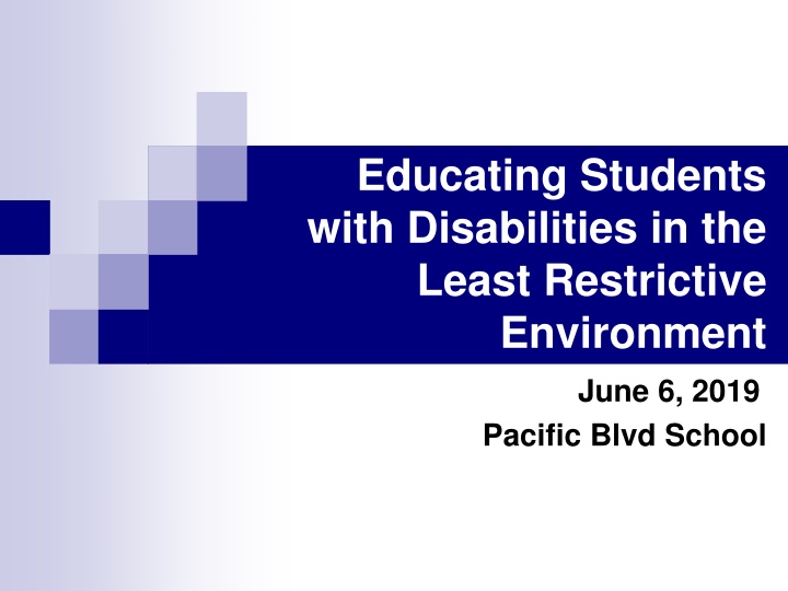 educating students with disabilities in the least