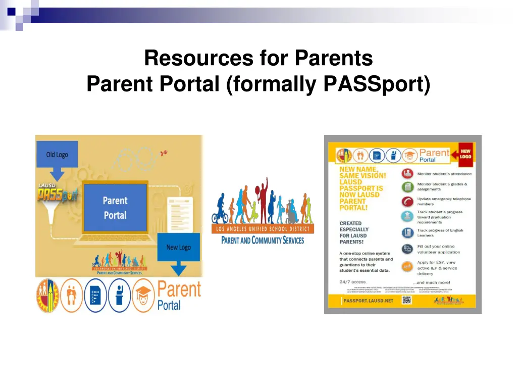 resources for parents parent portal formally
