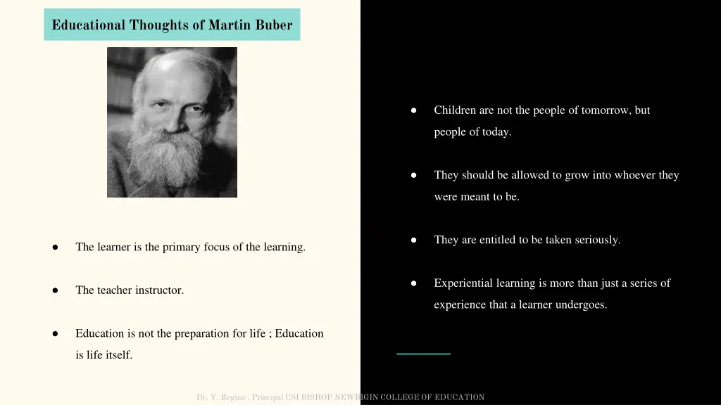 educational thoughts of martin buber 1