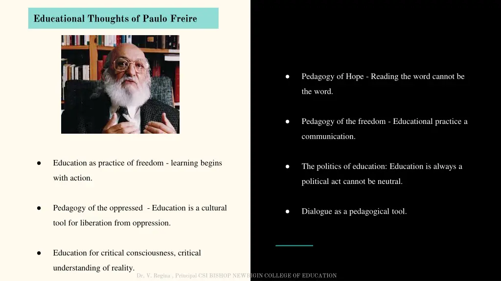 educational thoughts of paulo freire