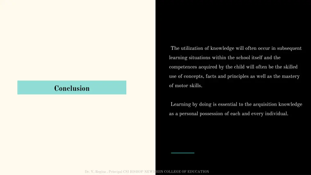 the utilization of knowledge will often occur