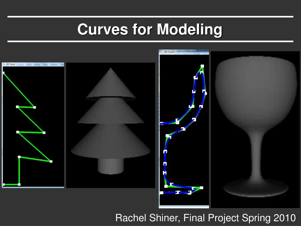 curves for modeling