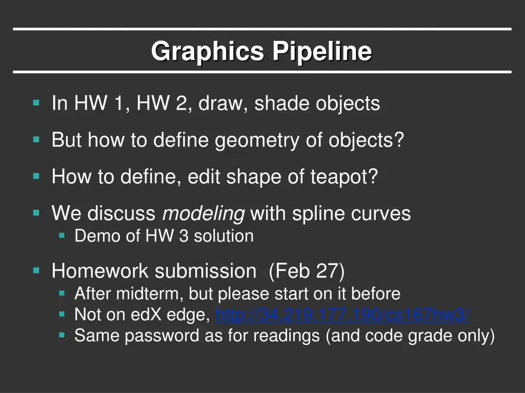 graphics pipeline