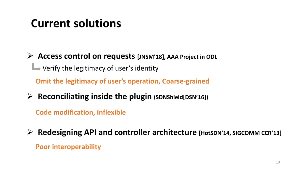 current solutions 2