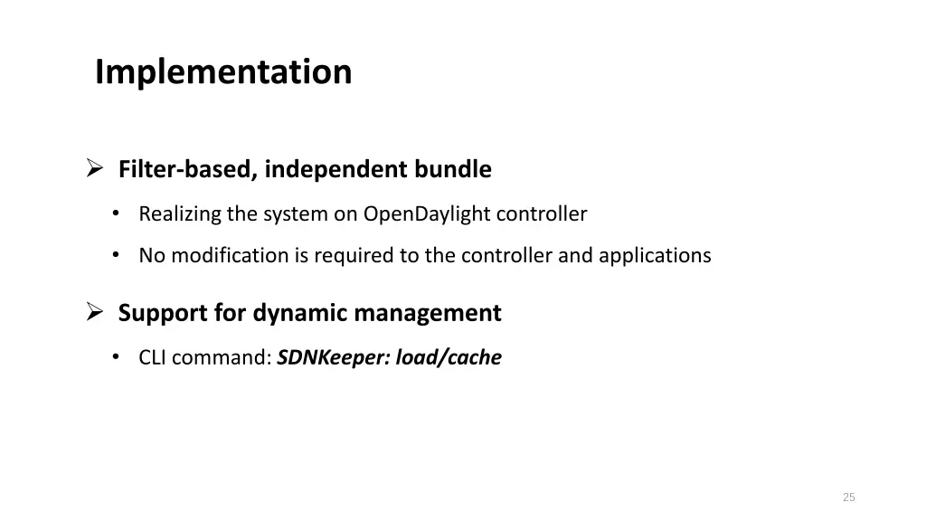 implementation