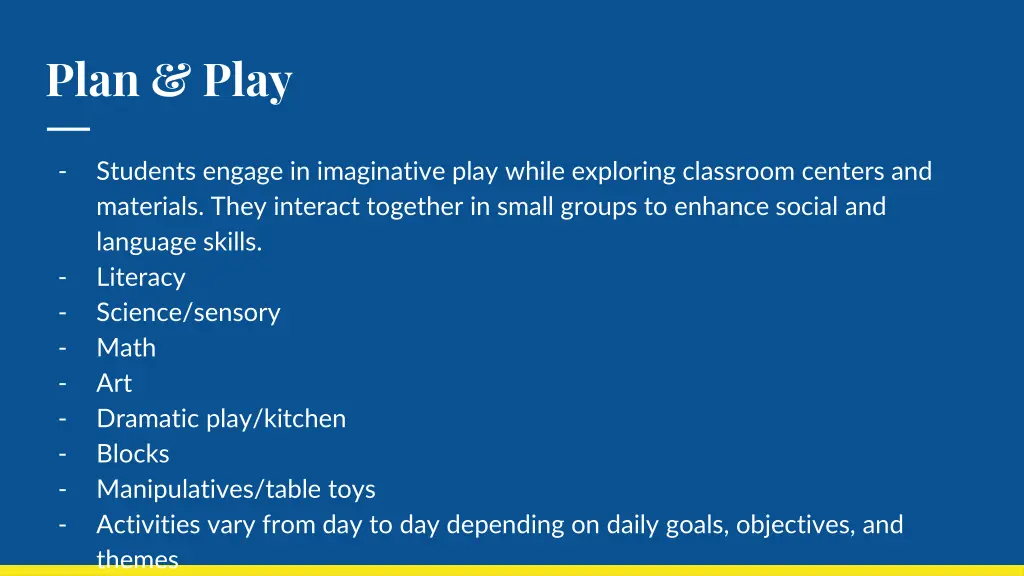 plan play