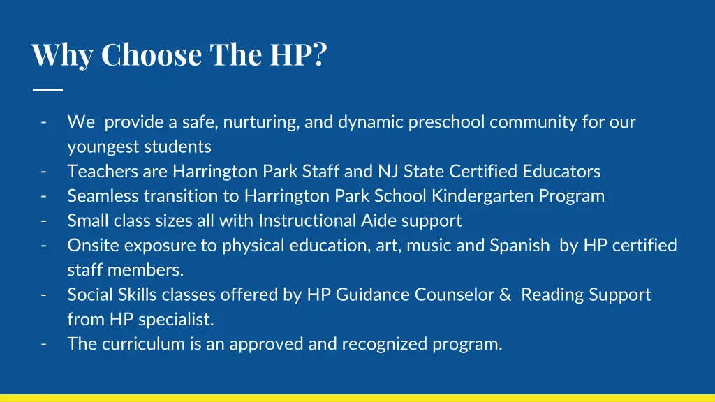 why choose the hp