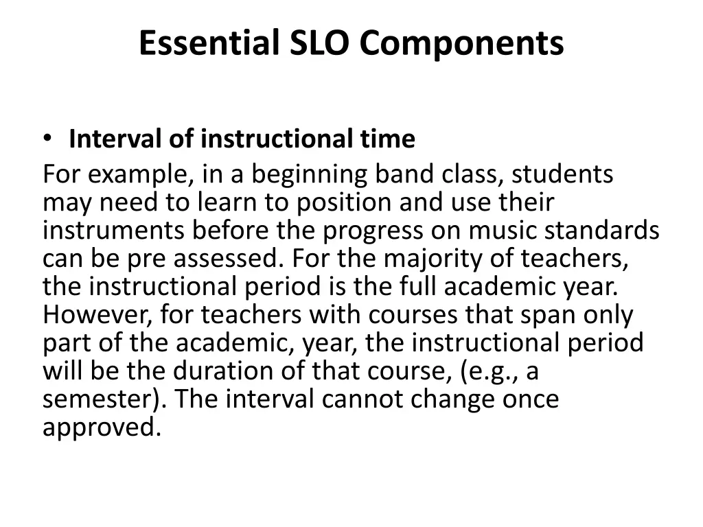 essential slo components 3