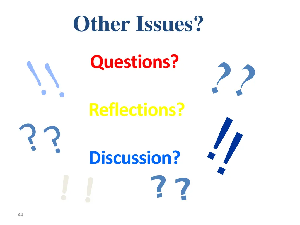 other issues