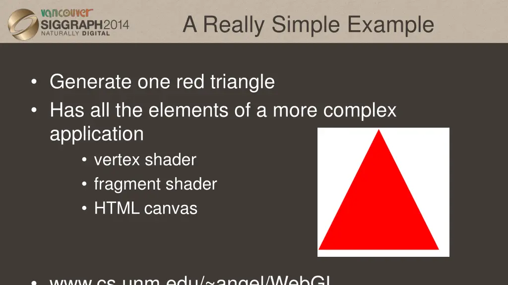 a really simple example
