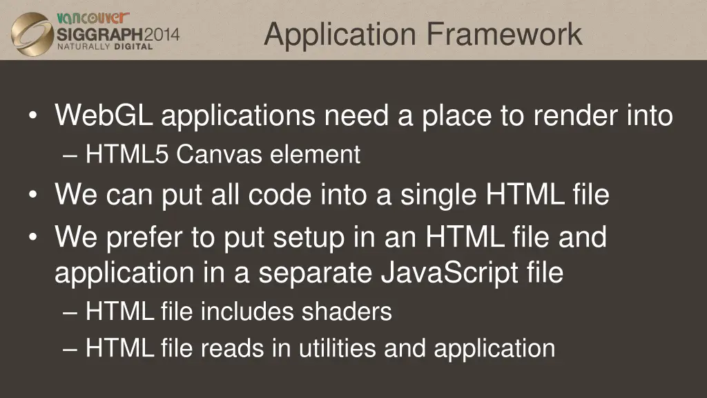 application framework
