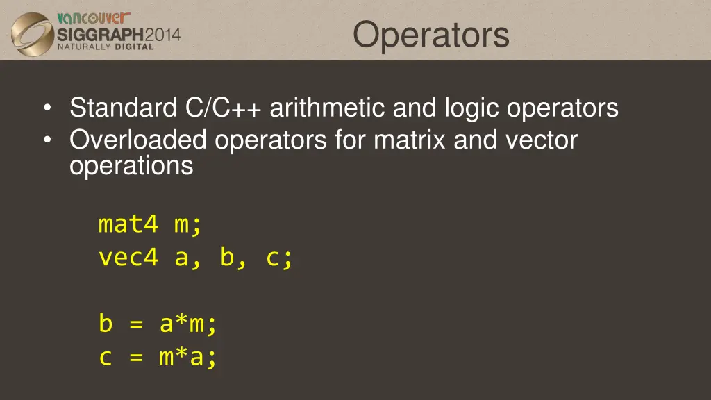 operators