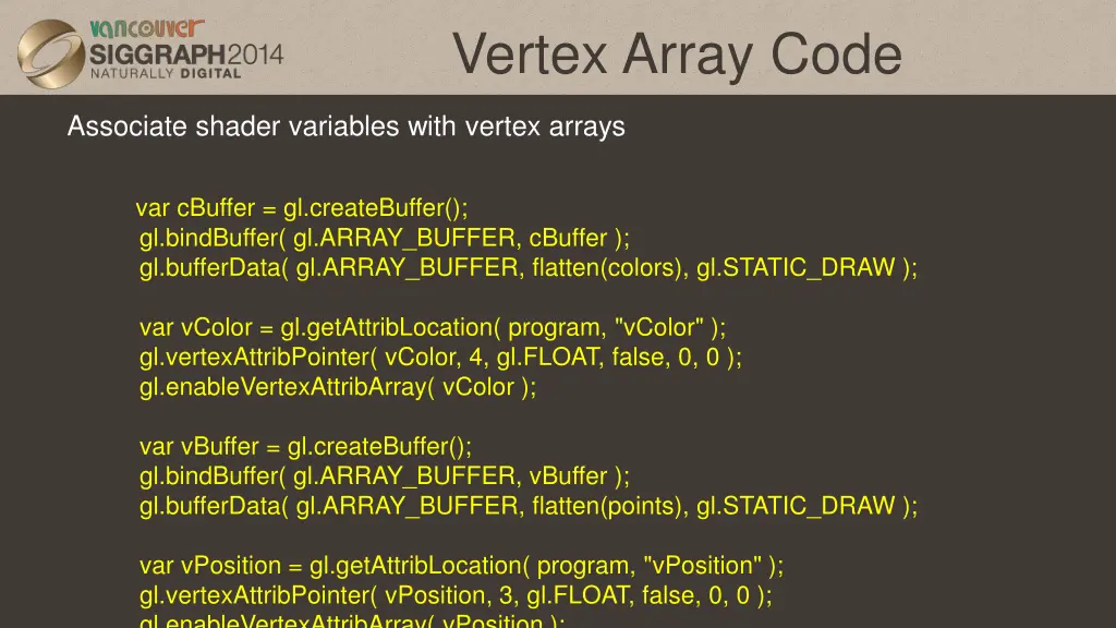 vertex array code