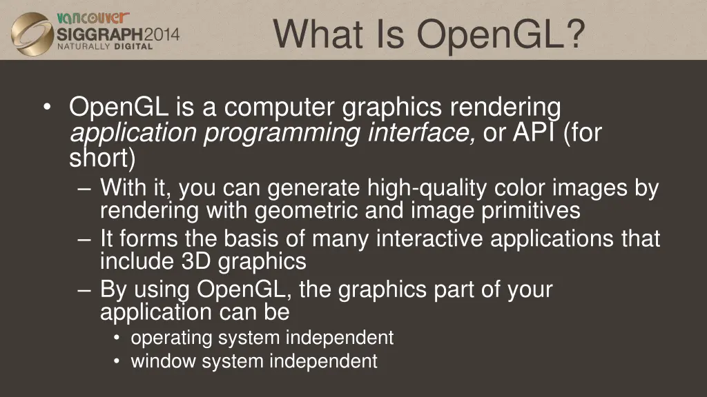 what is opengl