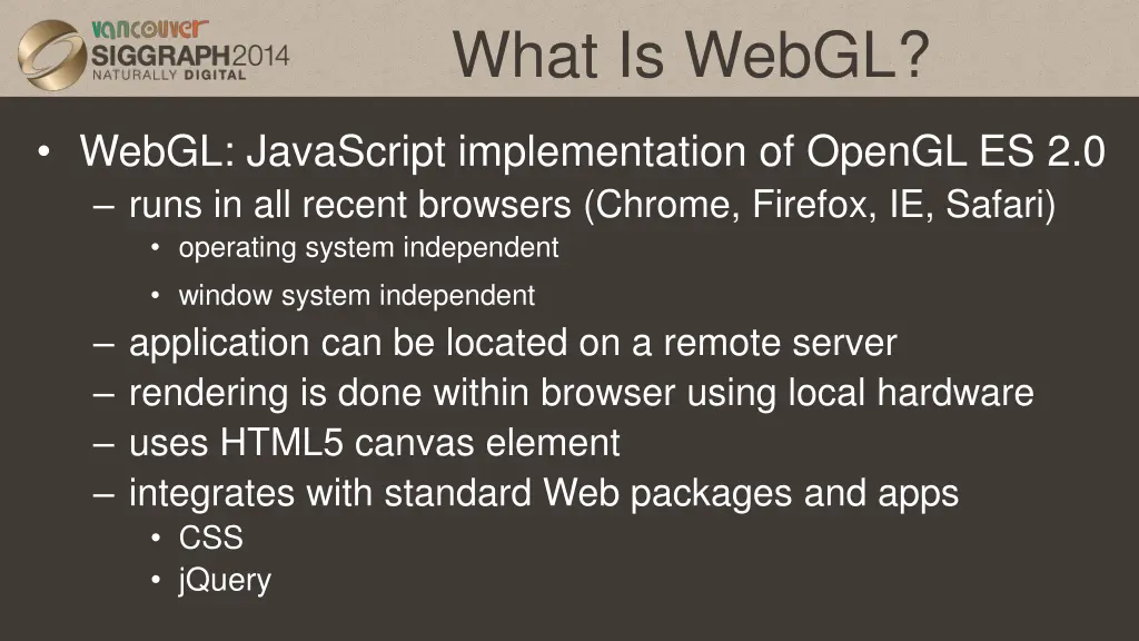 what is webgl