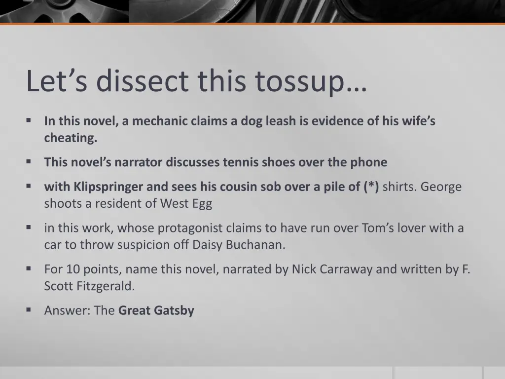let s dissect this tossup