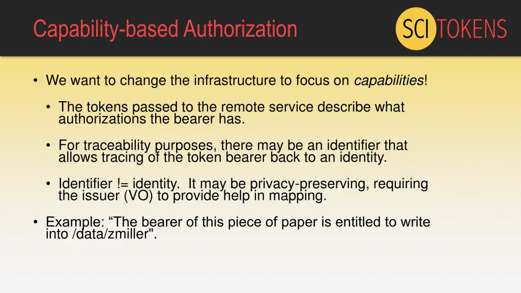 capability based authorization