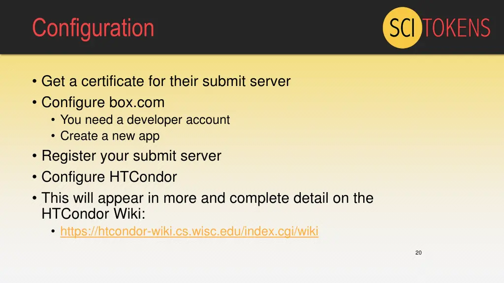 configuration