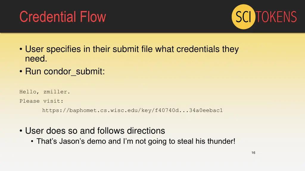 credential flow