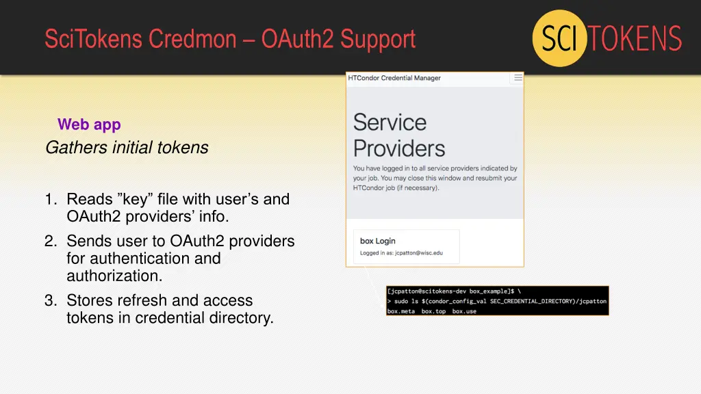 scitokens credmon oauth2 support 2