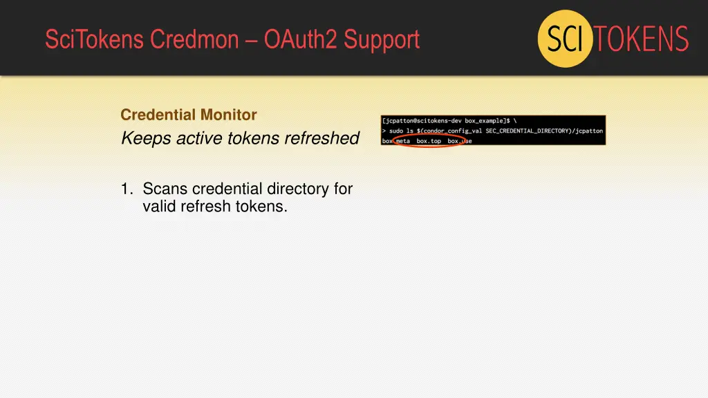 scitokens credmon oauth2 support 3