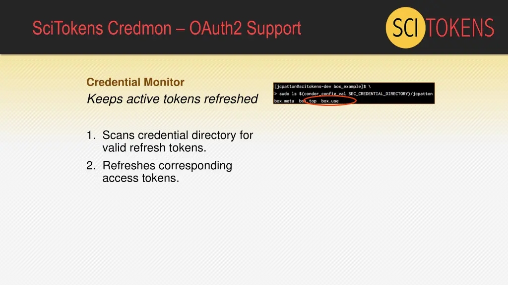 scitokens credmon oauth2 support 4