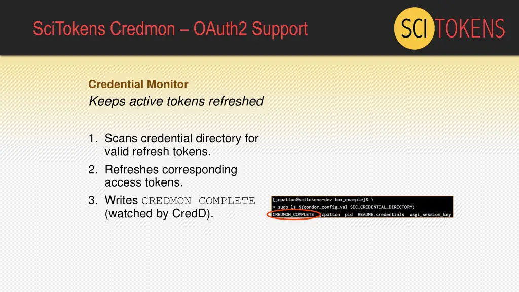 scitokens credmon oauth2 support 5