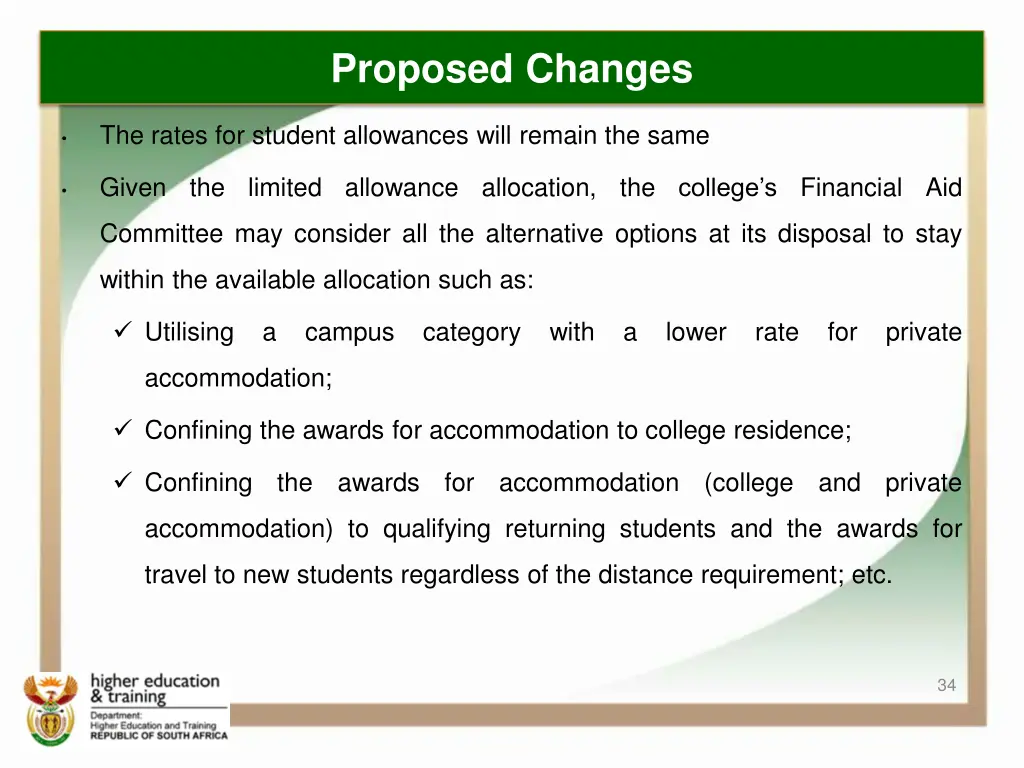 proposed changes 1