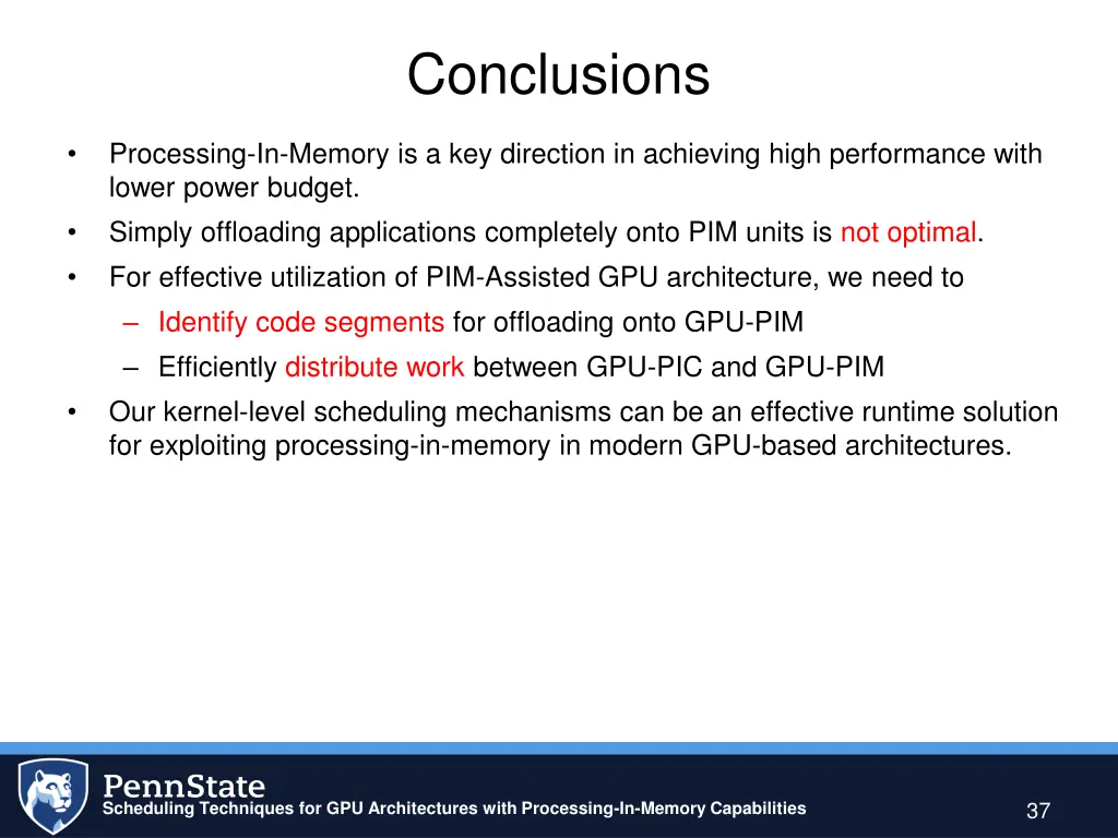conclusions