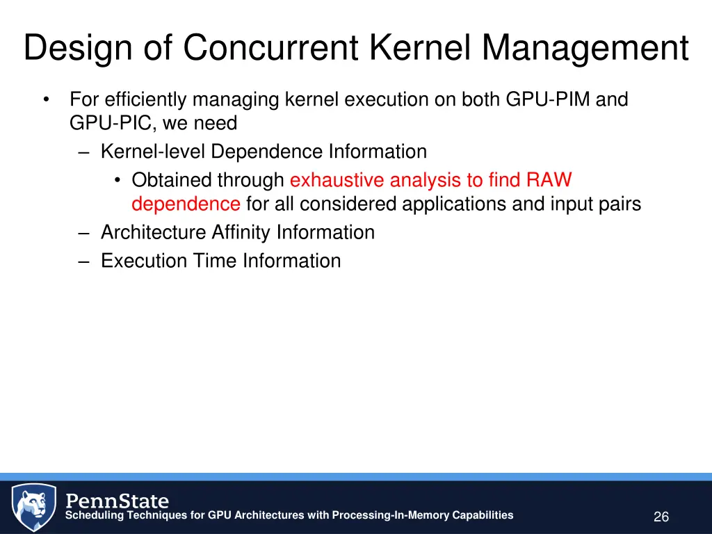 design of concurrent kernel management 1