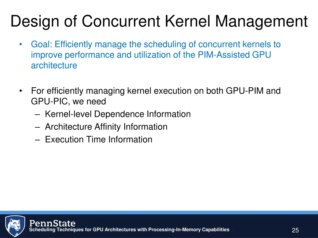design of concurrent kernel management