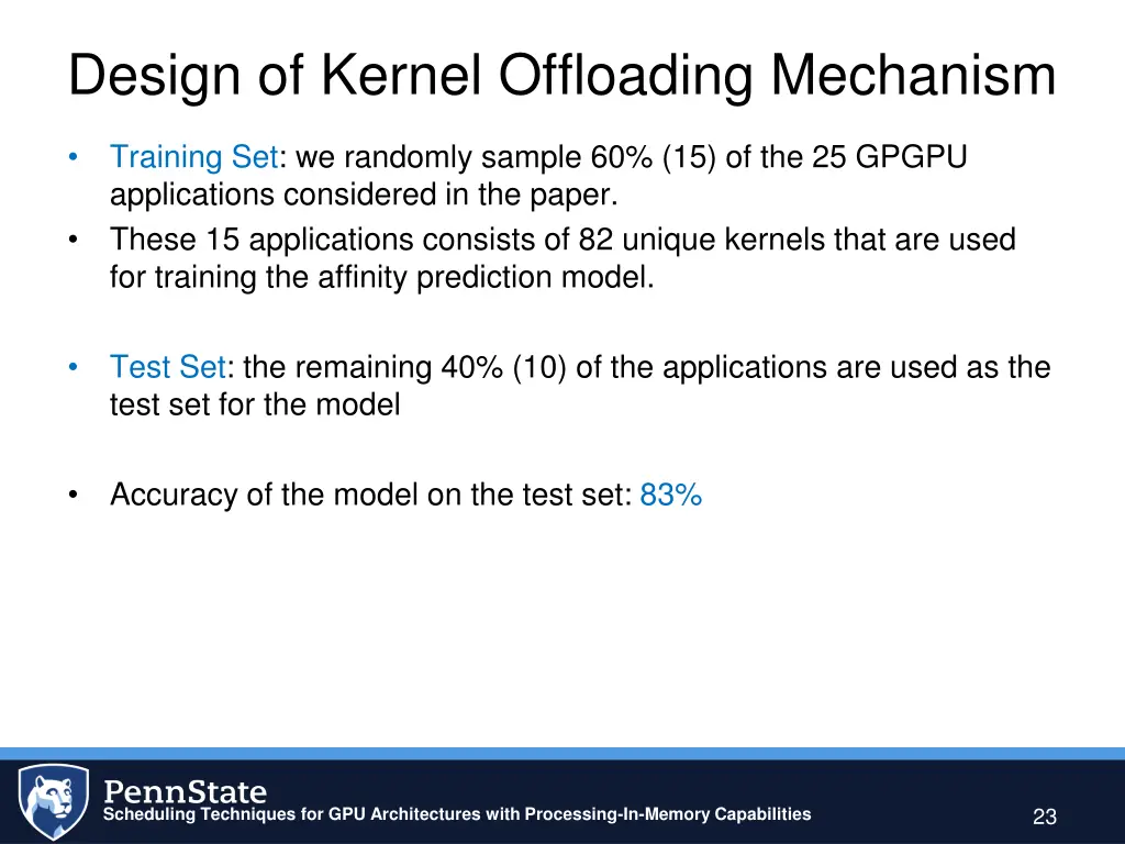 design of kernel offloading mechanism 3