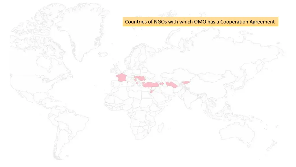 countries of ngos with which