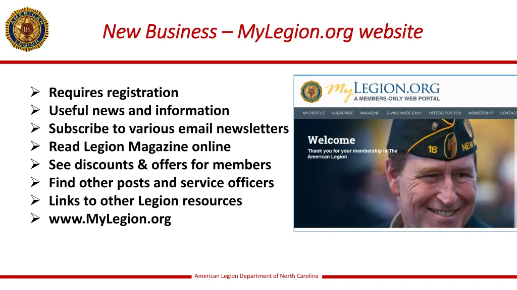 new business new business mylegion org website