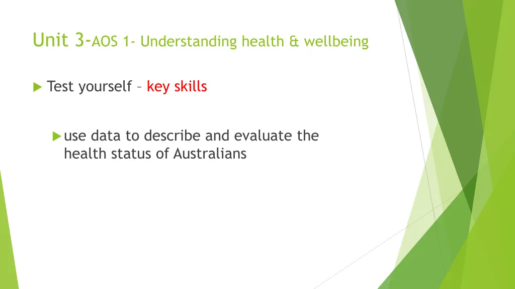 unit 3 aos 1 understanding health wellbeing 12