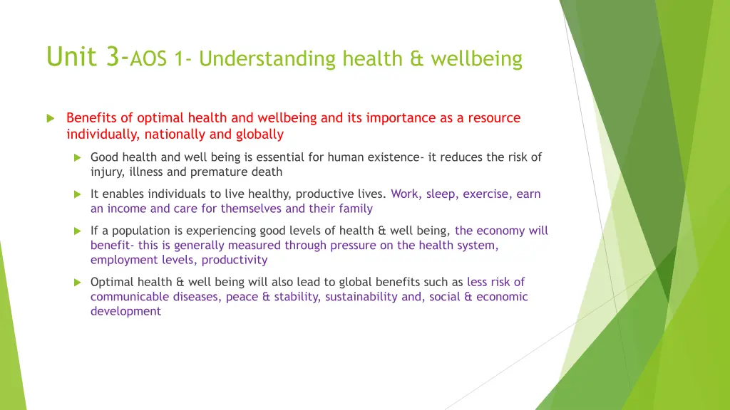unit 3 aos 1 understanding health wellbeing 2