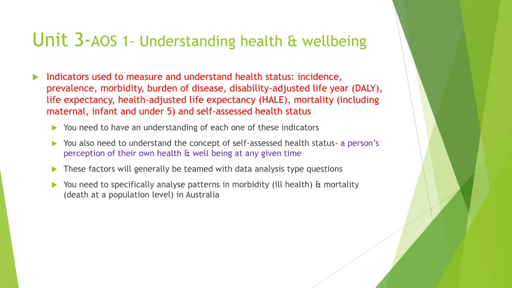 unit 3 aos 1 understanding health wellbeing 6