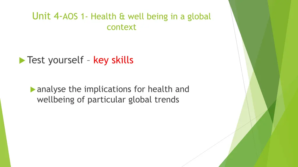 unit 4 aos 1 health well being in a global context 10