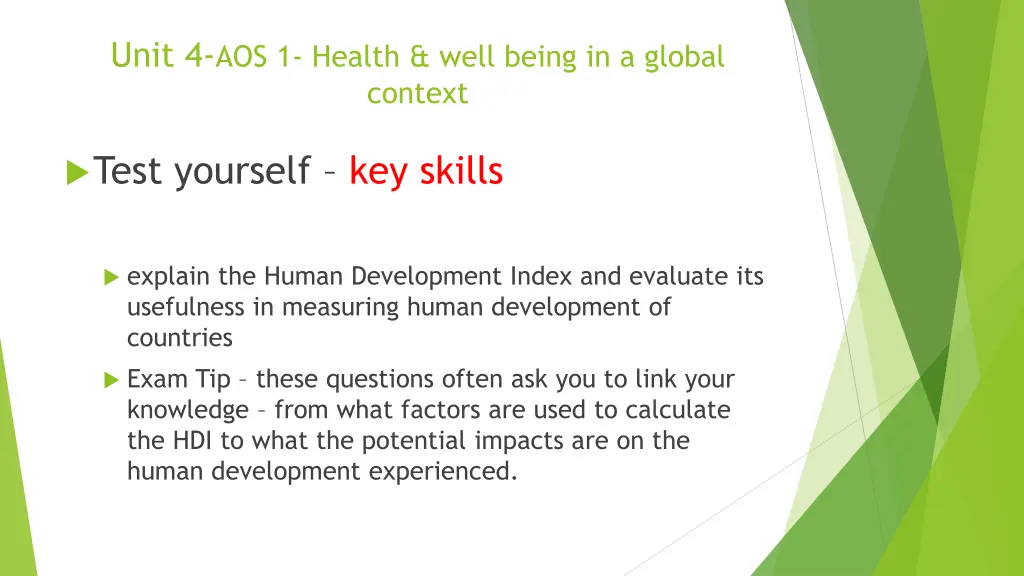 unit 4 aos 1 health well being in a global context 8