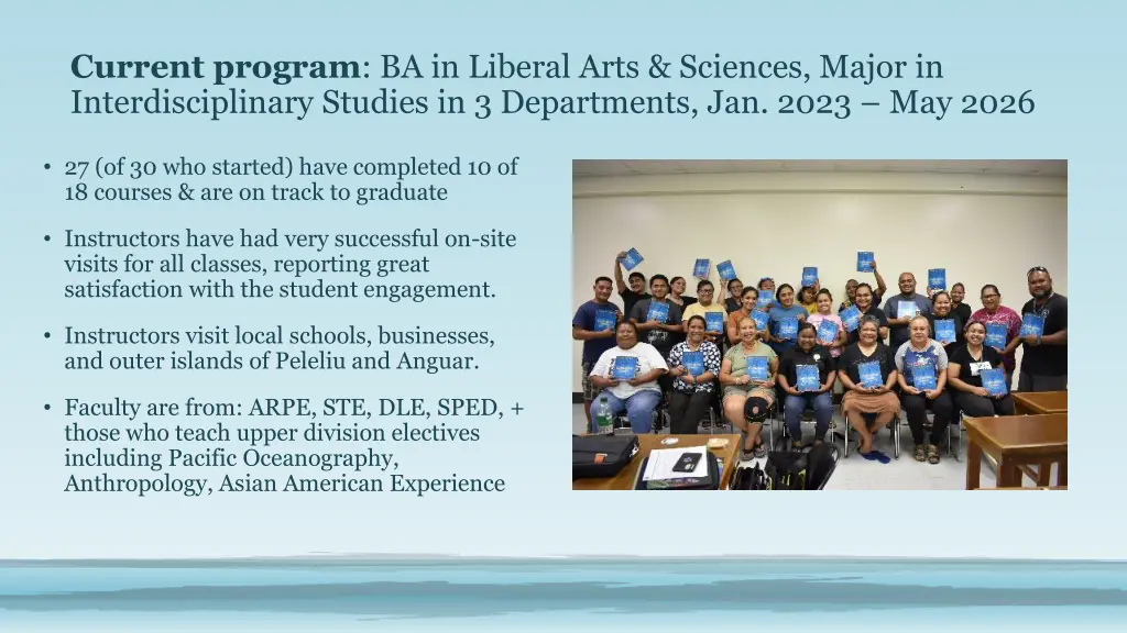 current program ba in liberal arts sciences major