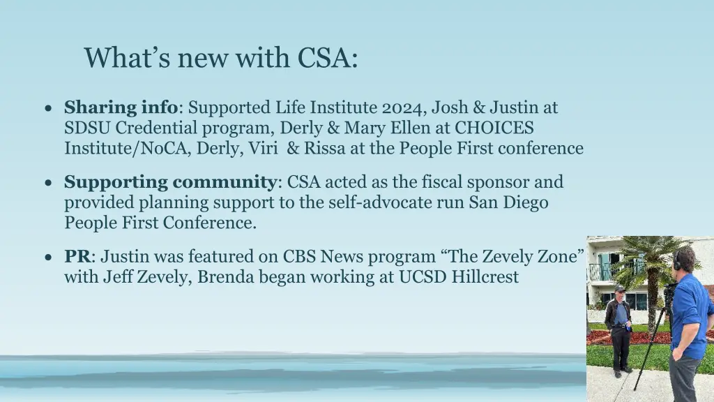 what s new with csa